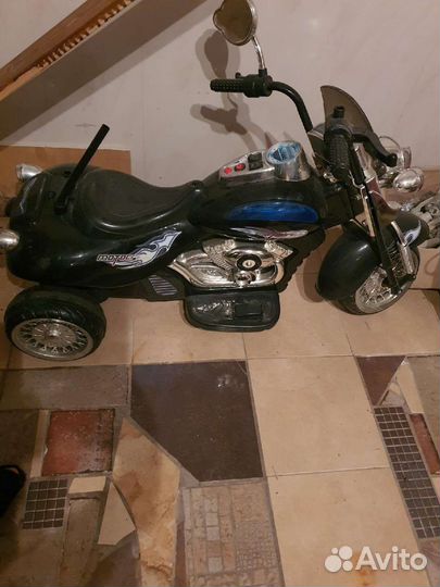 Детский мотоцикл на аккумуляторе бу