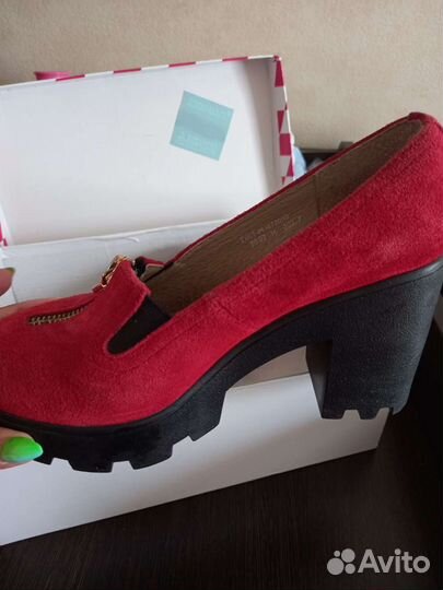 Туфли женские 37 размер натуральная замша