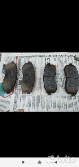 Колодки тормозные передние remsa на nissan tiida