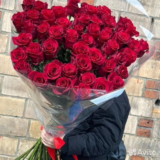 Длинные розы