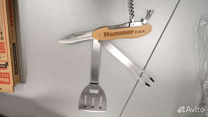 Мультитул для гриля новый 5 в 1 Hammer flex