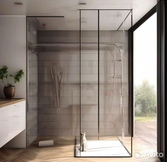 Стеклянная душевая