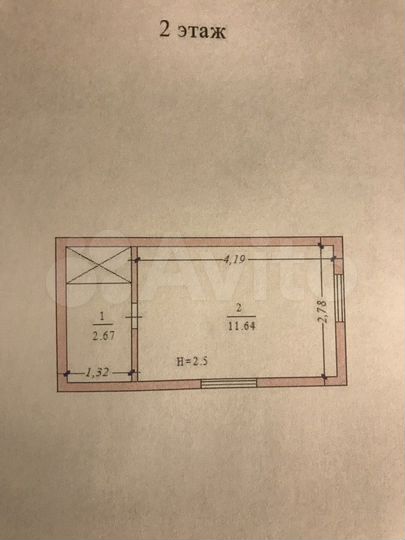 Дача 39 м² на участке 8 сот.