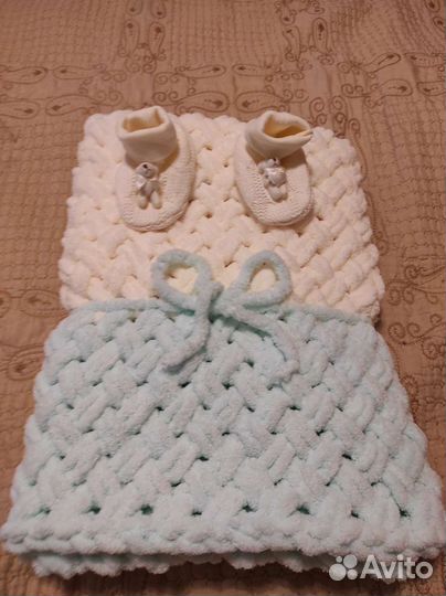 Снуды, пледы ручной работы