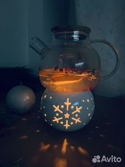 Свеча подставка под чайник светильник фонарь