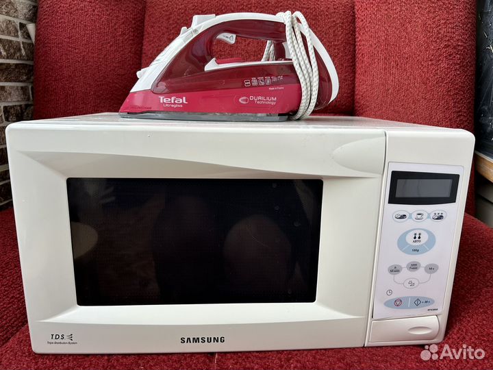 Свч печь samsung, утюг tefal