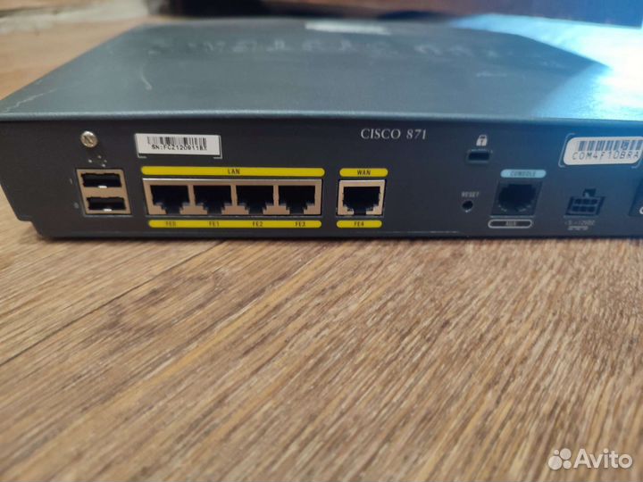 Маршрутизатор cisco 800