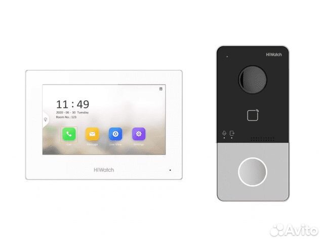 HiWatch DS-D100ikwf комплект IP-видеодомофона