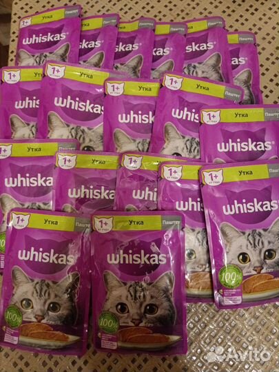 Корм для кошек whiskas 88шт