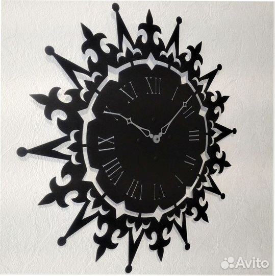 Часы лазерная резка по металлу