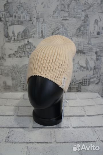 Шапка Бинни Нежный персик