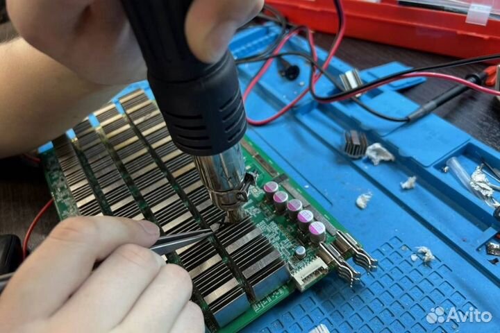 Ремонт асиков хешплат asic и блоков питания в Уфе