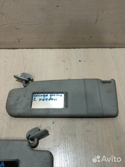 Козырёк солнцезащитный Skoda Fabia 2