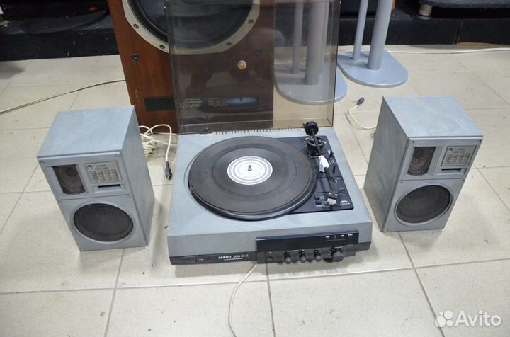 Музыкальный комбайн с винилом Сонет 208 С-2