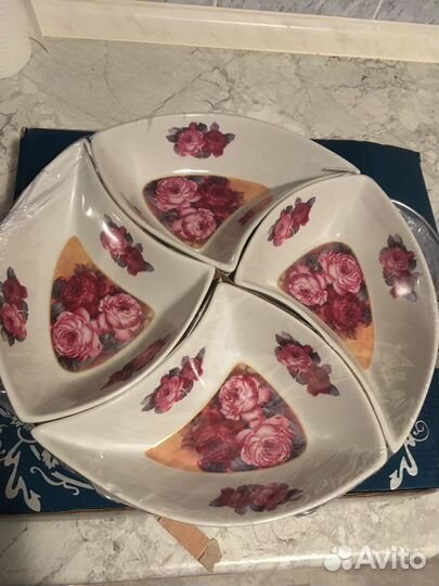 Менажницы каменная керамика, разные, новые