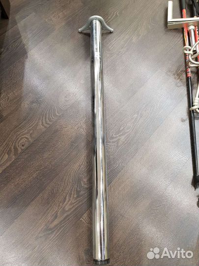 Хромированая нога с креплением