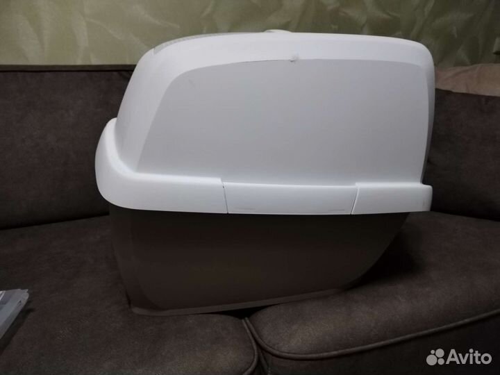 Туалет для кошек закрытый большой