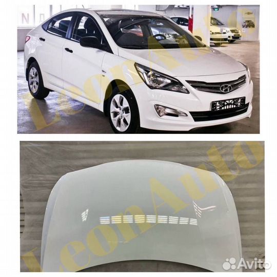 Капот Hyundai Solaris 1 2010-2017 PGU(87)