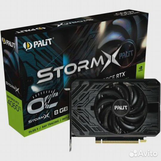 Palit nvidia GeForce RTX 4060TI StormX 8GB Новая