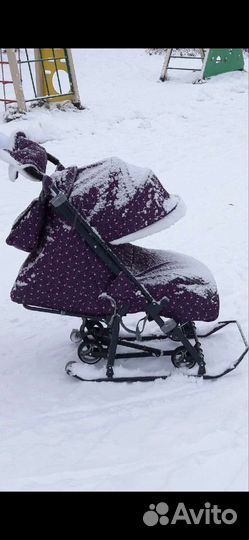 Коляска санки