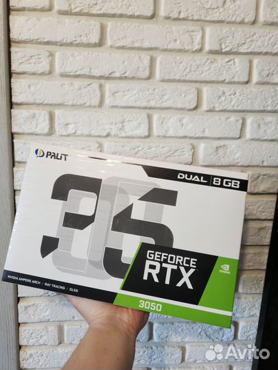 RTX 3050 8GB на гарантии