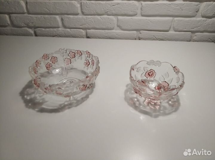 Вазочки, конфетницы, немецкий хрусталь