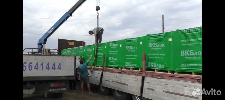 Газоблок 400х250х619