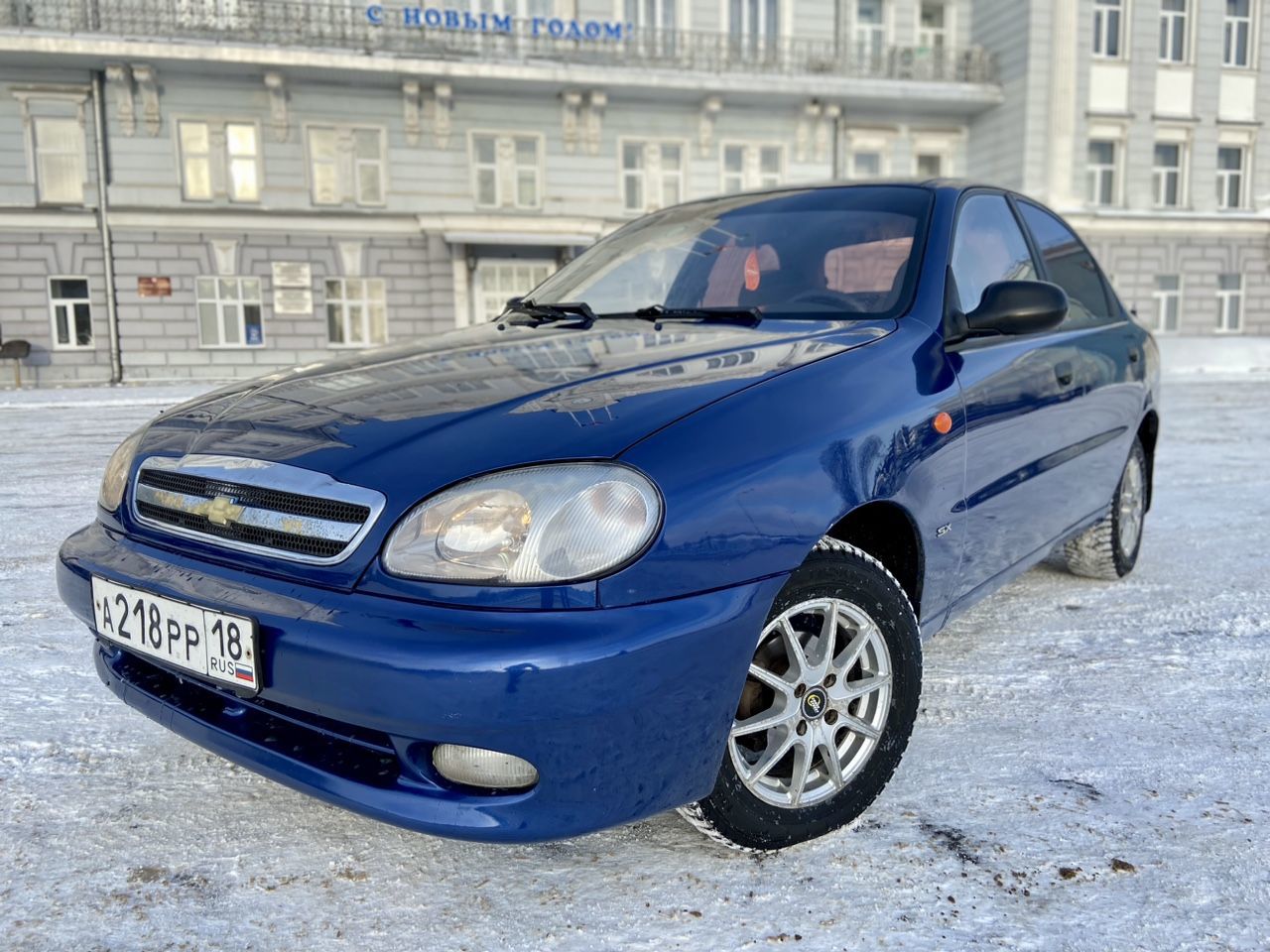 Lanos Chevrolet синий Престиж цвет