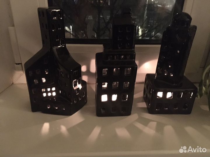 Брутальные Подсвечники Домики большие