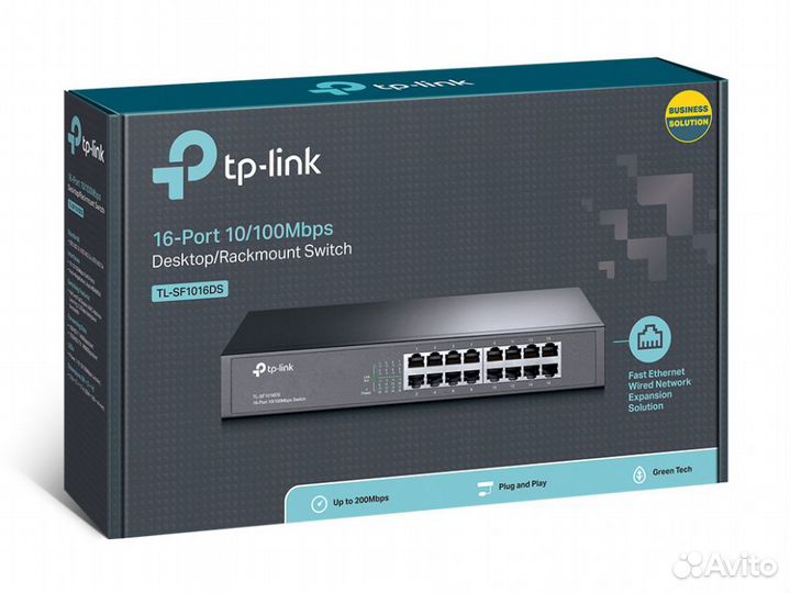 Коммутатор неуправляемый TP-link TL-SF1016DS