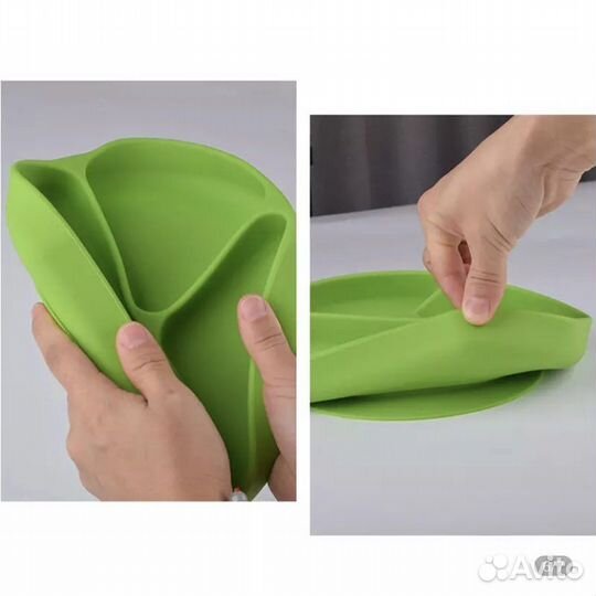 Набор детской силиконовой посуды