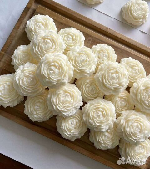 Свадебные пионы,подарок гостям,украшение стола