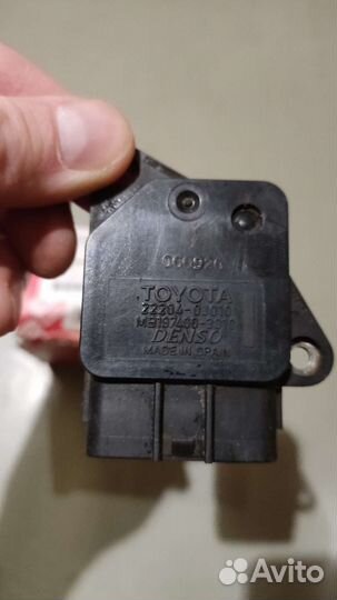 Датчик расхода воздуха toyota corolla 120