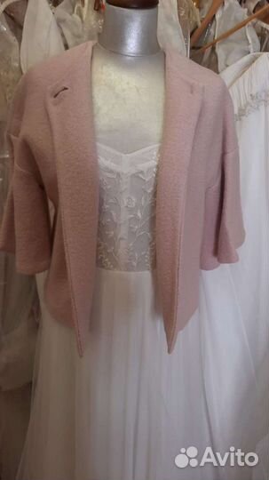 Свадебный жакет, пончо