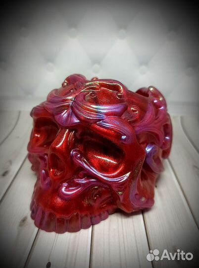 Череп кашпо/органайзер