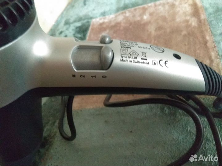 Фен для волос Valera+ (1600W), Швейцария