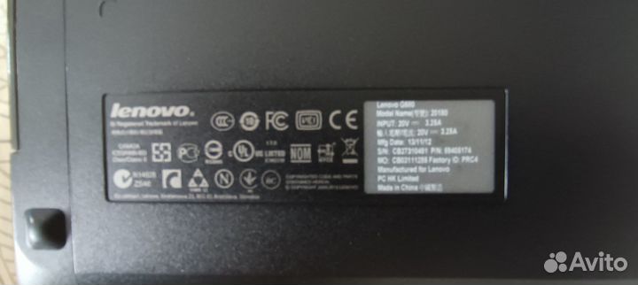 Продается ноутбук Lenovo G-580