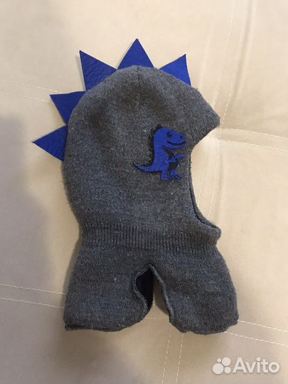 Шапка шлем для мальчика