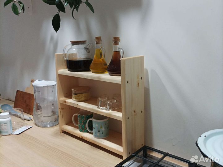 Полка на столншницу деревянноя