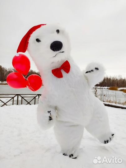 Ростовая кукла белый медведь