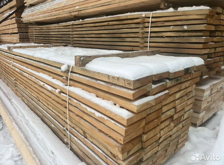 Доска обрезная 25х100х6000мм от производителя