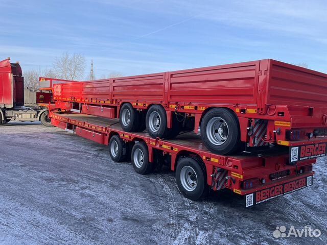 Полуприцеп трал (тяжеловоз) Berger 9853-0000050-05, 2023