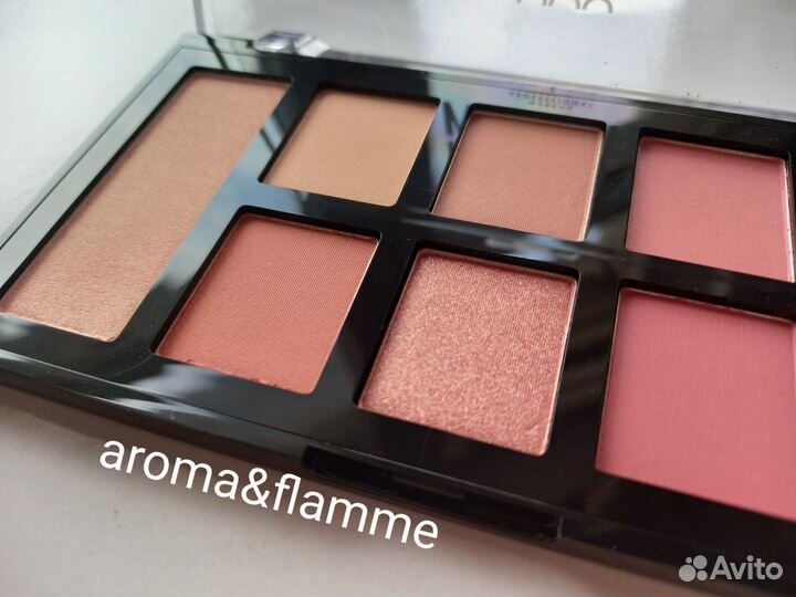 NYX пудра хайлайтер +тени 6 цветов Melon