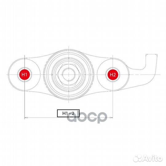 Опора шаровая CB0203 CTR