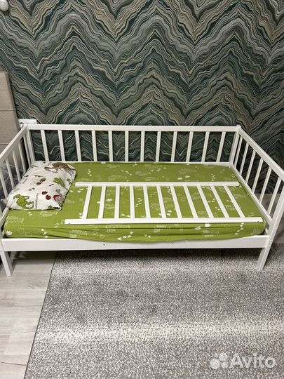 Детская кровать 160х80 из массива березы