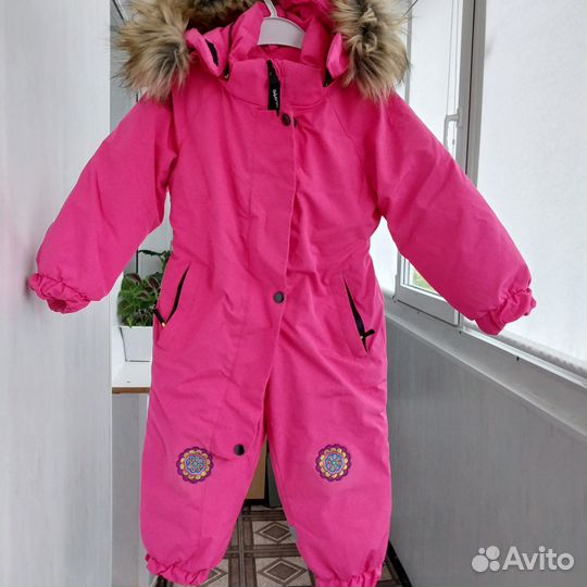 Зимний комбинезон для девочки 74 80