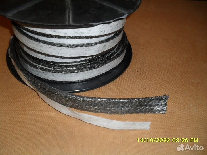 Уплотнитель графитовый 26х6 мм сальниковая набивка