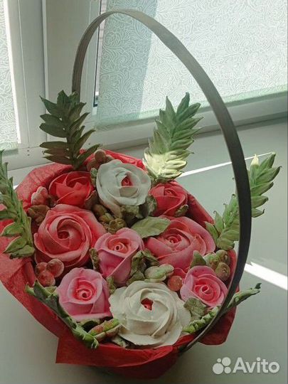 Букет из зефира