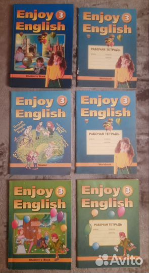 Enjoy English 1, 2, 3, 5-6, 7, 8