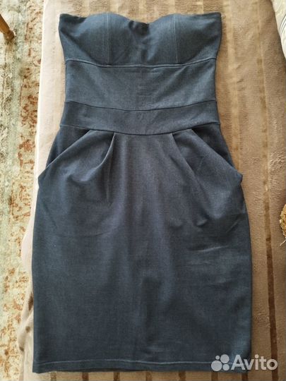 Платье бюстье трикотаж р.40, 42, 44